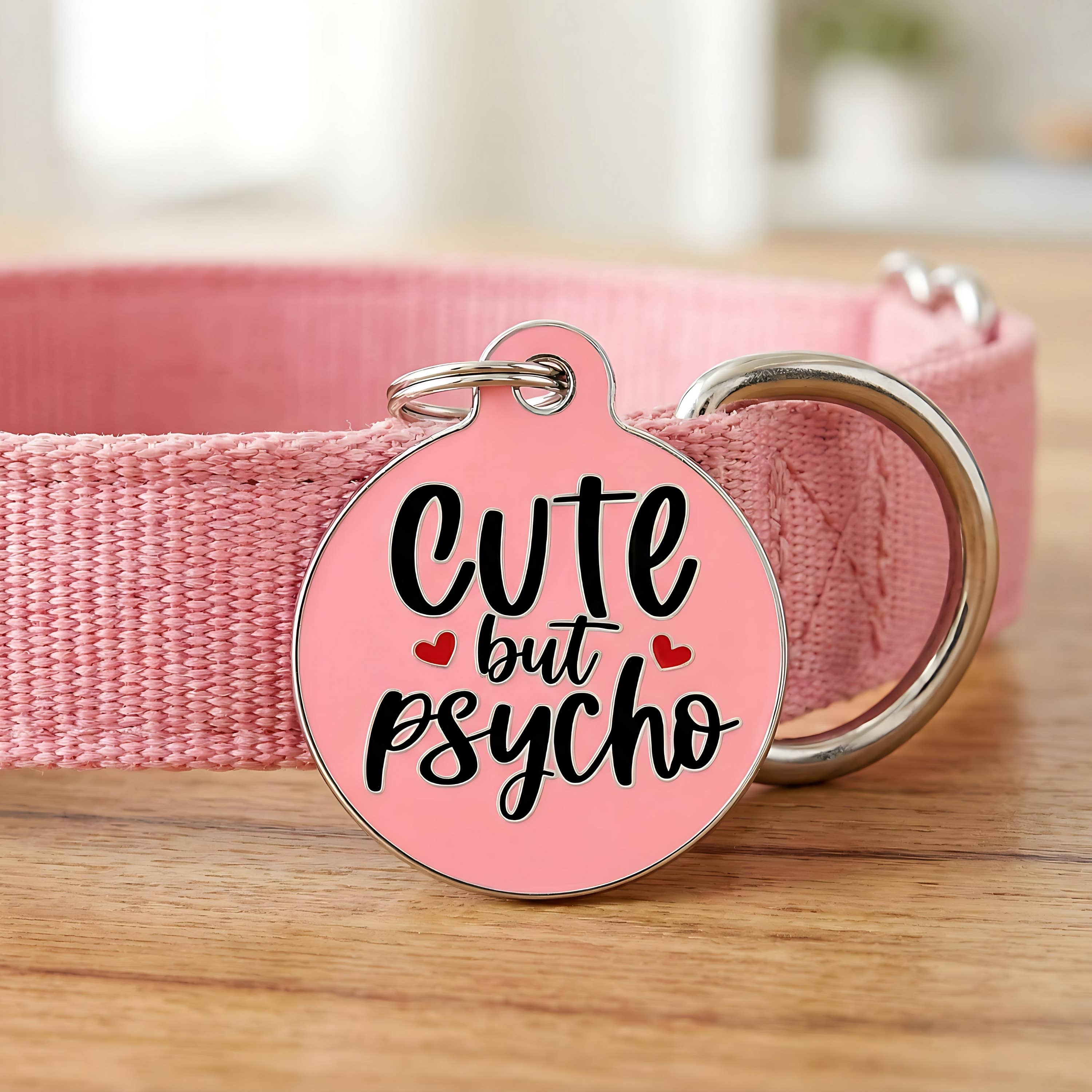 Bad Tags- Cute but Psycho *Pink