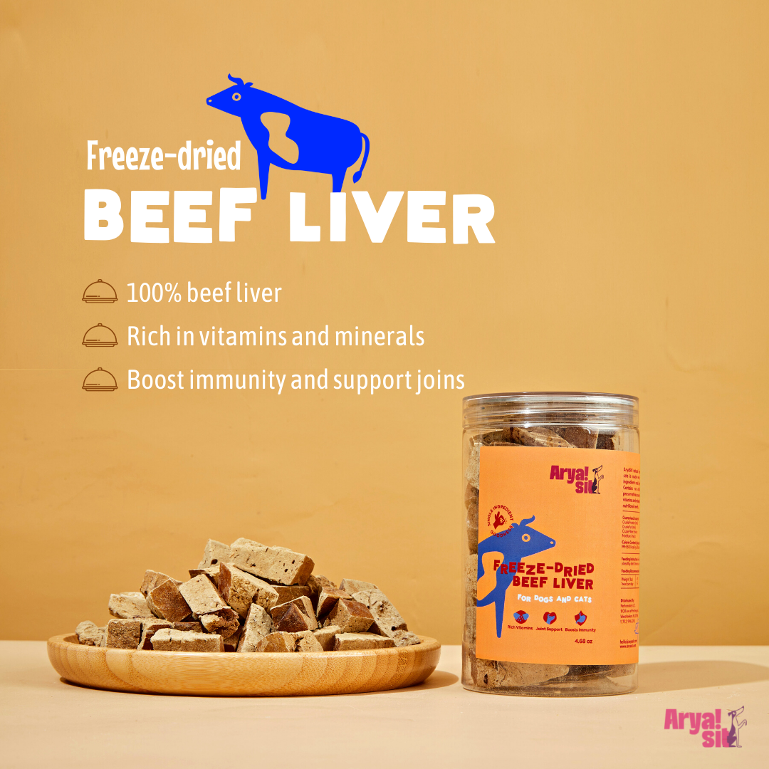 Arya Sit! Freeze-Dried Beef Liver 5.6oz