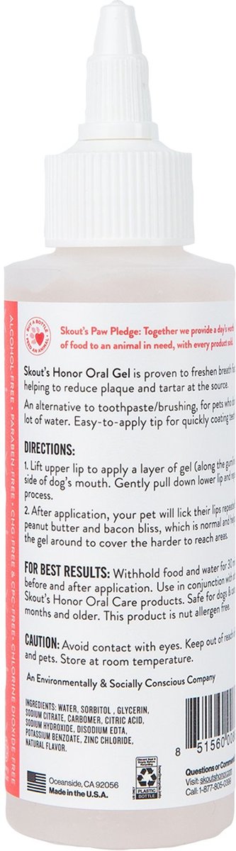 Skout’s honor oral gel 4oz