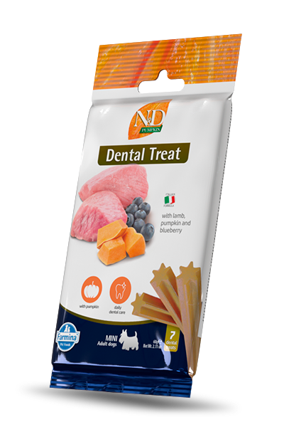 Farmina Dog Mini Pumpkin Grain Free Lamb & Blueberry Dental Treats
