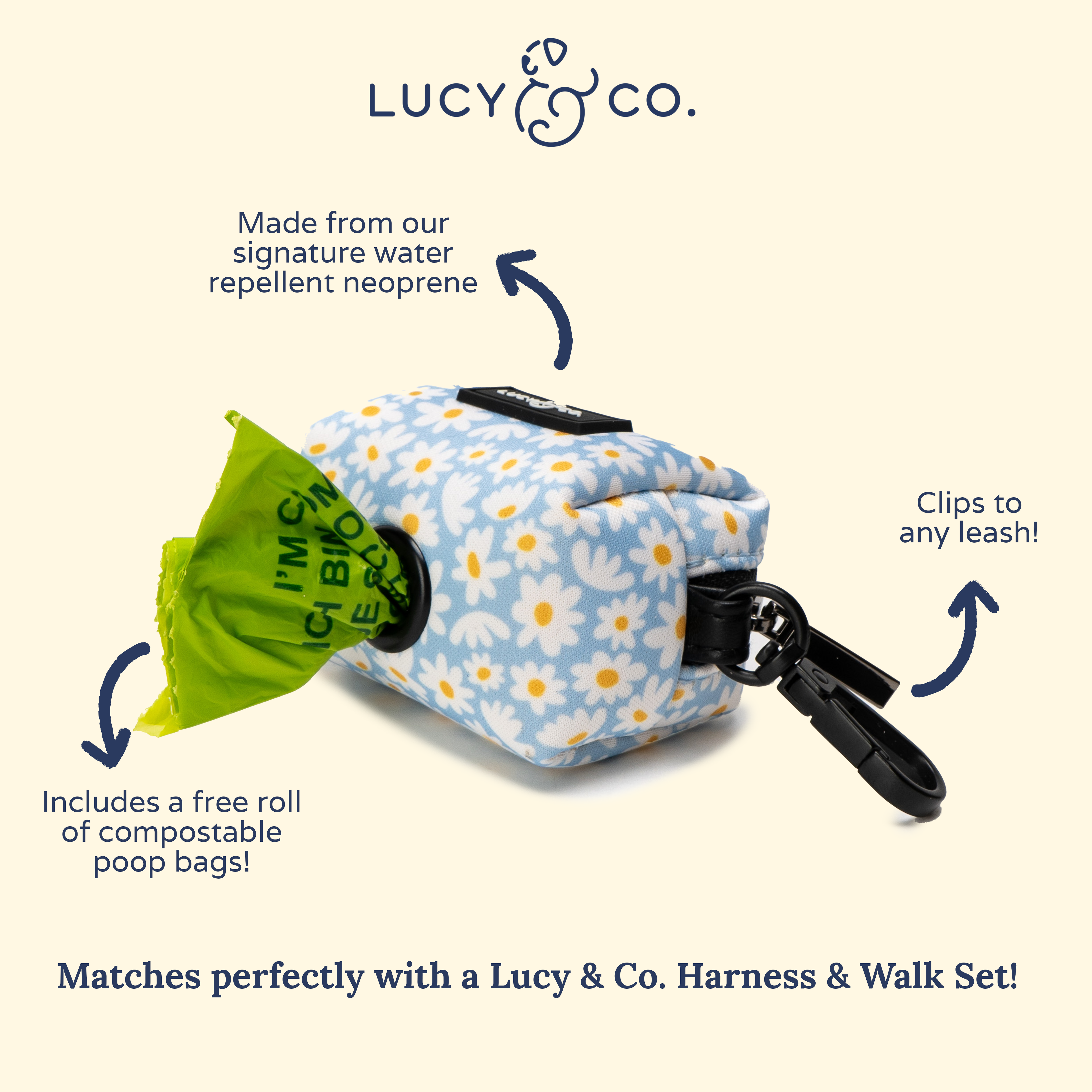 Lucy & Co Simply Splendid Poop Bag Holder