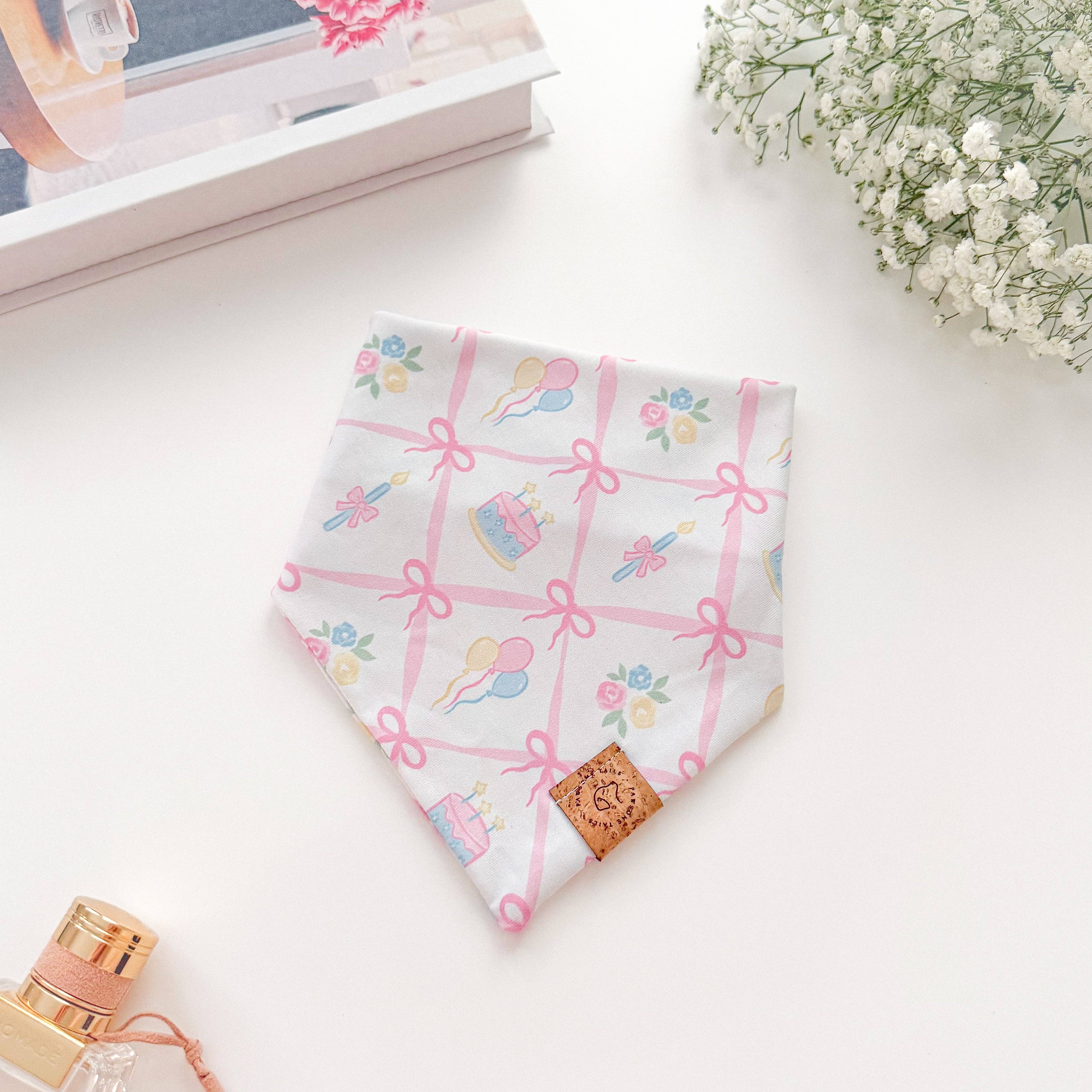 Pawsome Tails Pink Celebration Bandana
