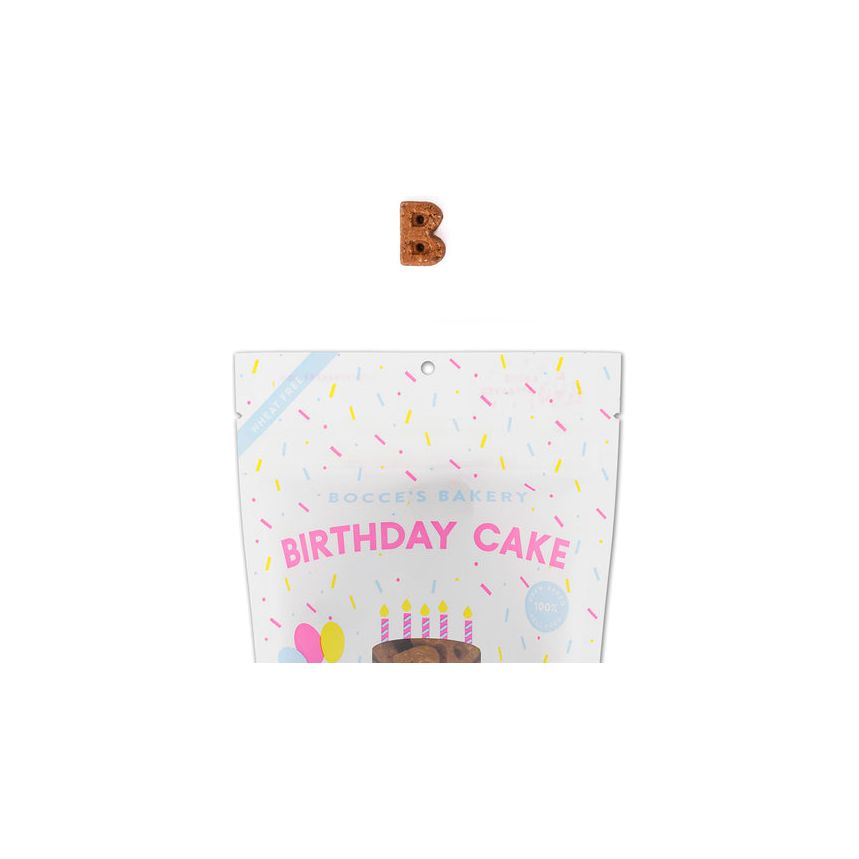 Bocce's Baker Dog Birthday Cake Biscuits 5oz