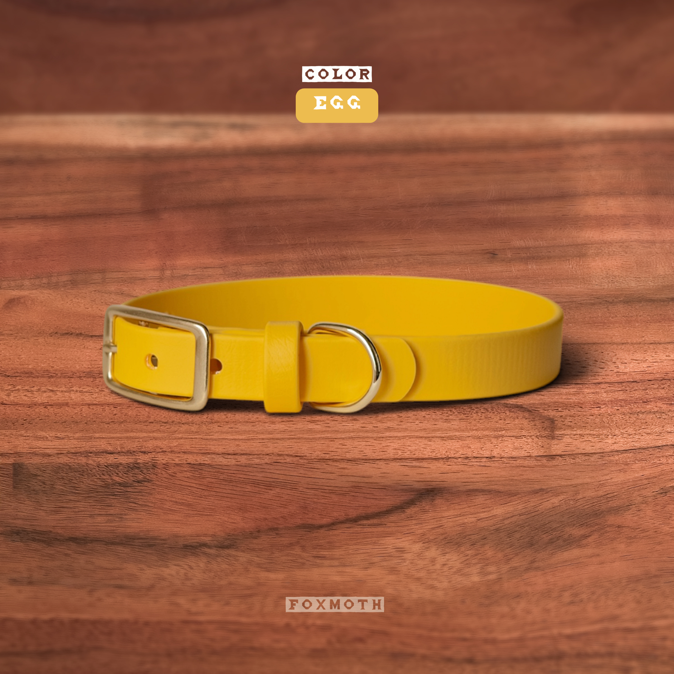 Foxmoth Waterproof Biothane Collar