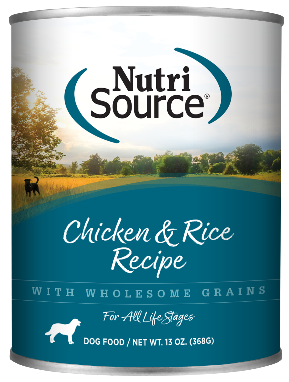 Nutrisource Dog Chicken Rice Can 13oz