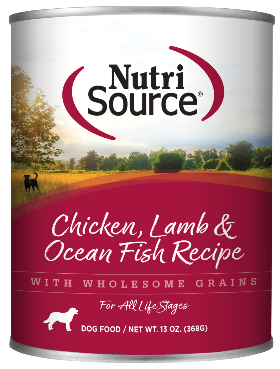 Nutrisource Dog Chicken Lamb Ocean Fish Can 13oz