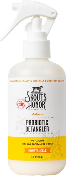 Skout's honor detangler honeysuckle 8oz