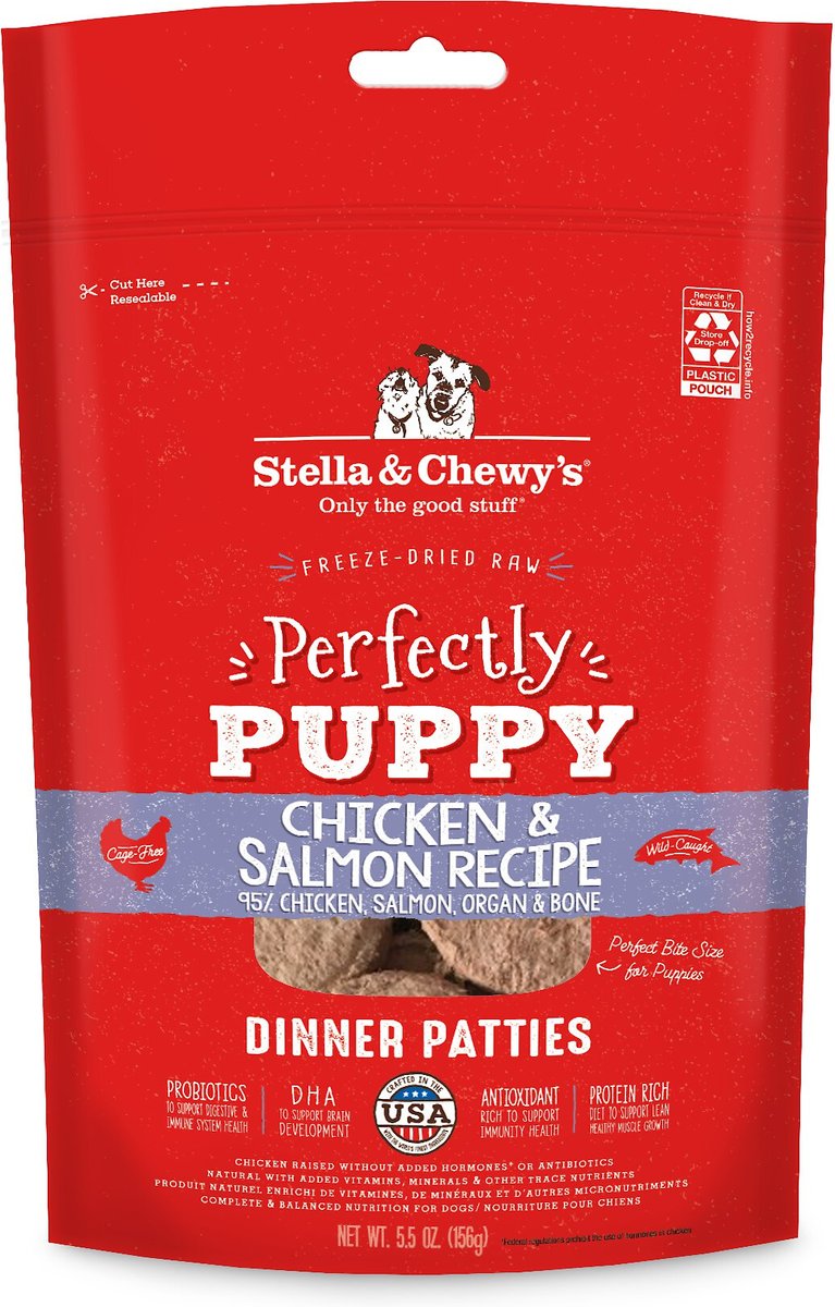 Stella & Chewy's Puppy Patties Chicken Salmon FD