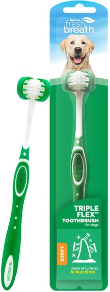 TropiClean FB Triple Flex Toothbrush - Large Dog