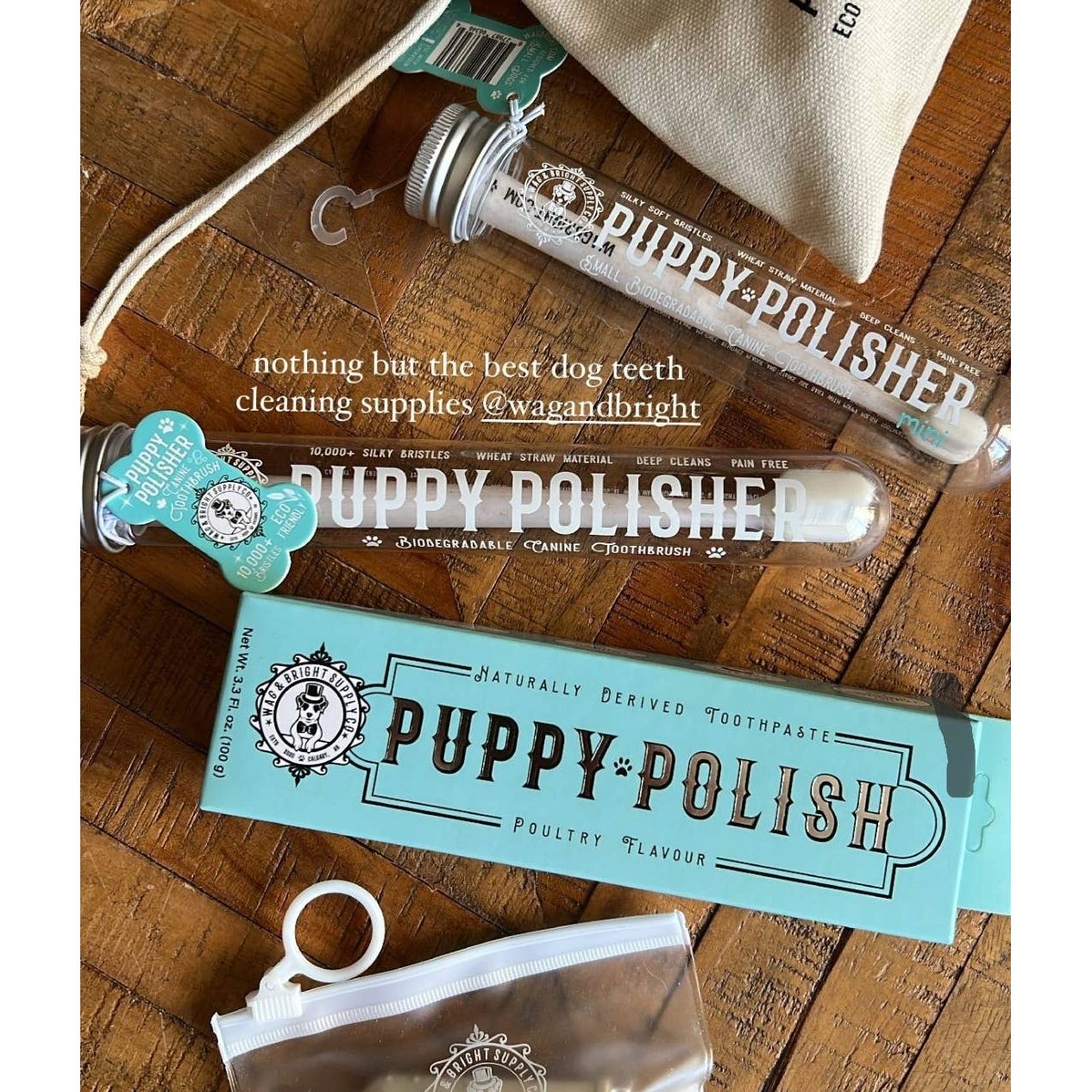 Wag & Bright Puppy Polish Toothpaste