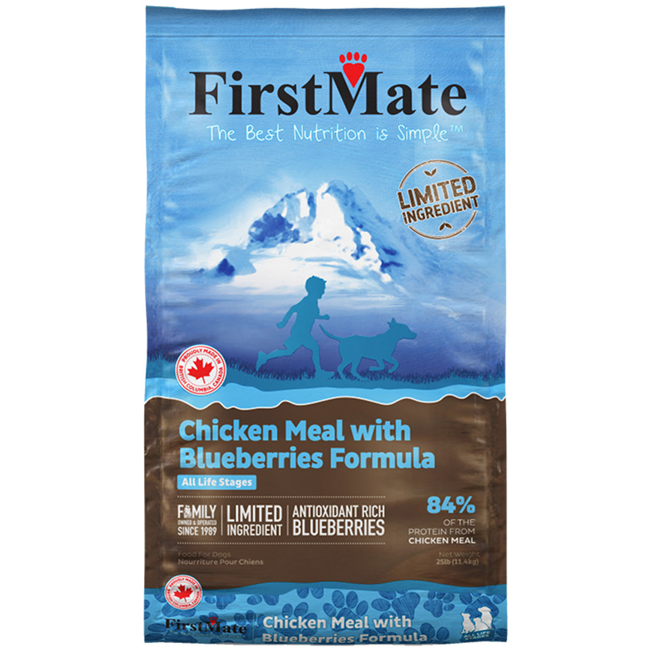 FirstMate Limited Ingredient Chicken w/Blueberries 25lbs