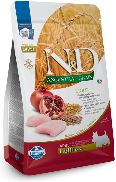 Farmina Dog N&D Ancestral Grain Chicken Pomegranate Mini 5.5lb