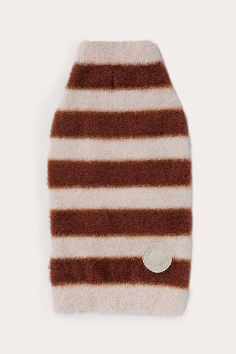 Maxbone Striped Fuzzy Jumper