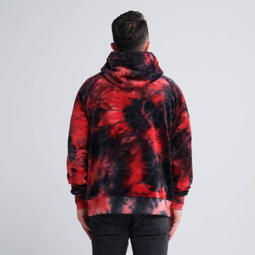 Sparkpaws Red & Black Velvet Human Hoodie
