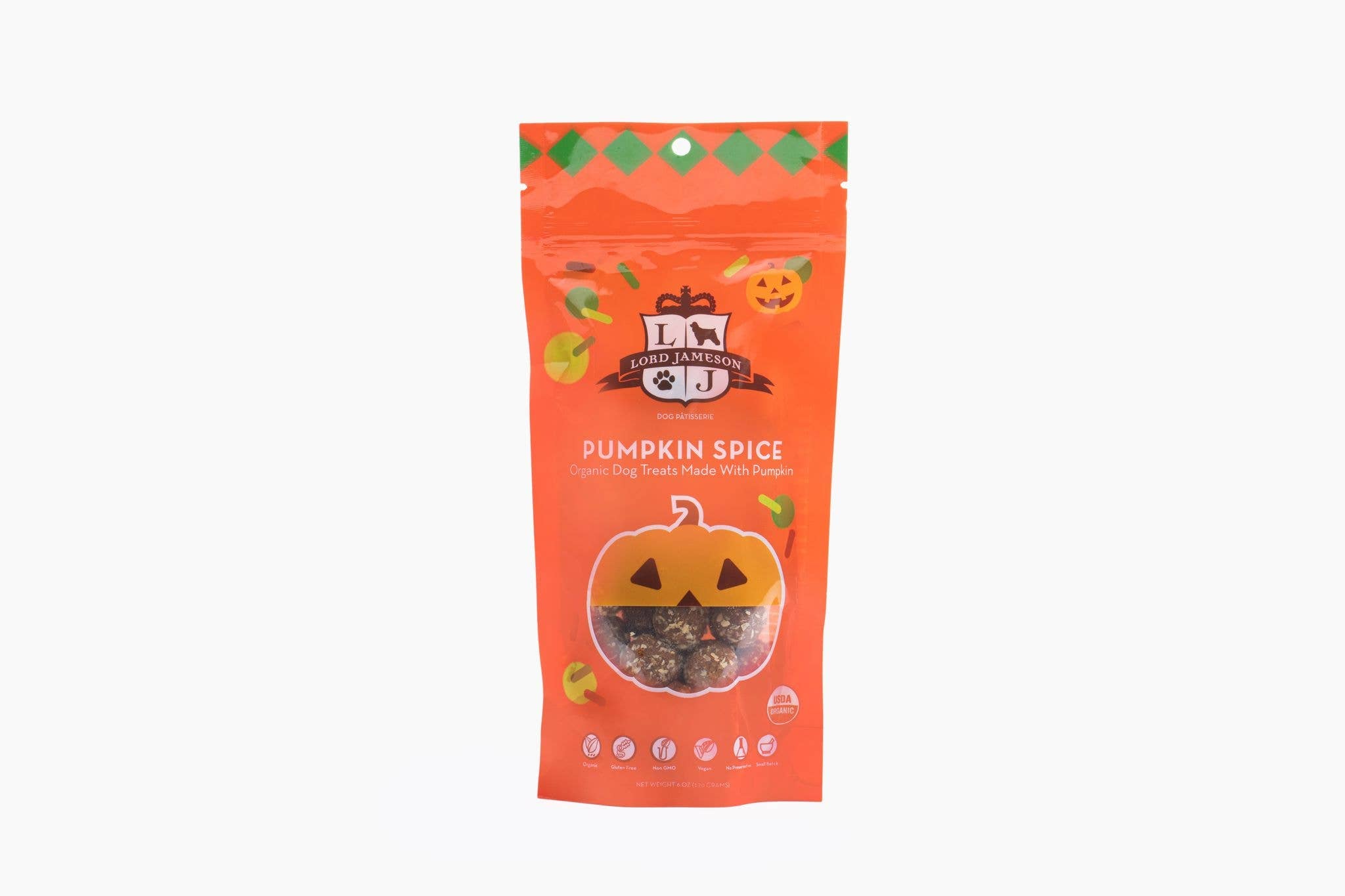 Lord Jameson Pumpkin Spice Organic Soft & Chewy Dog Treats