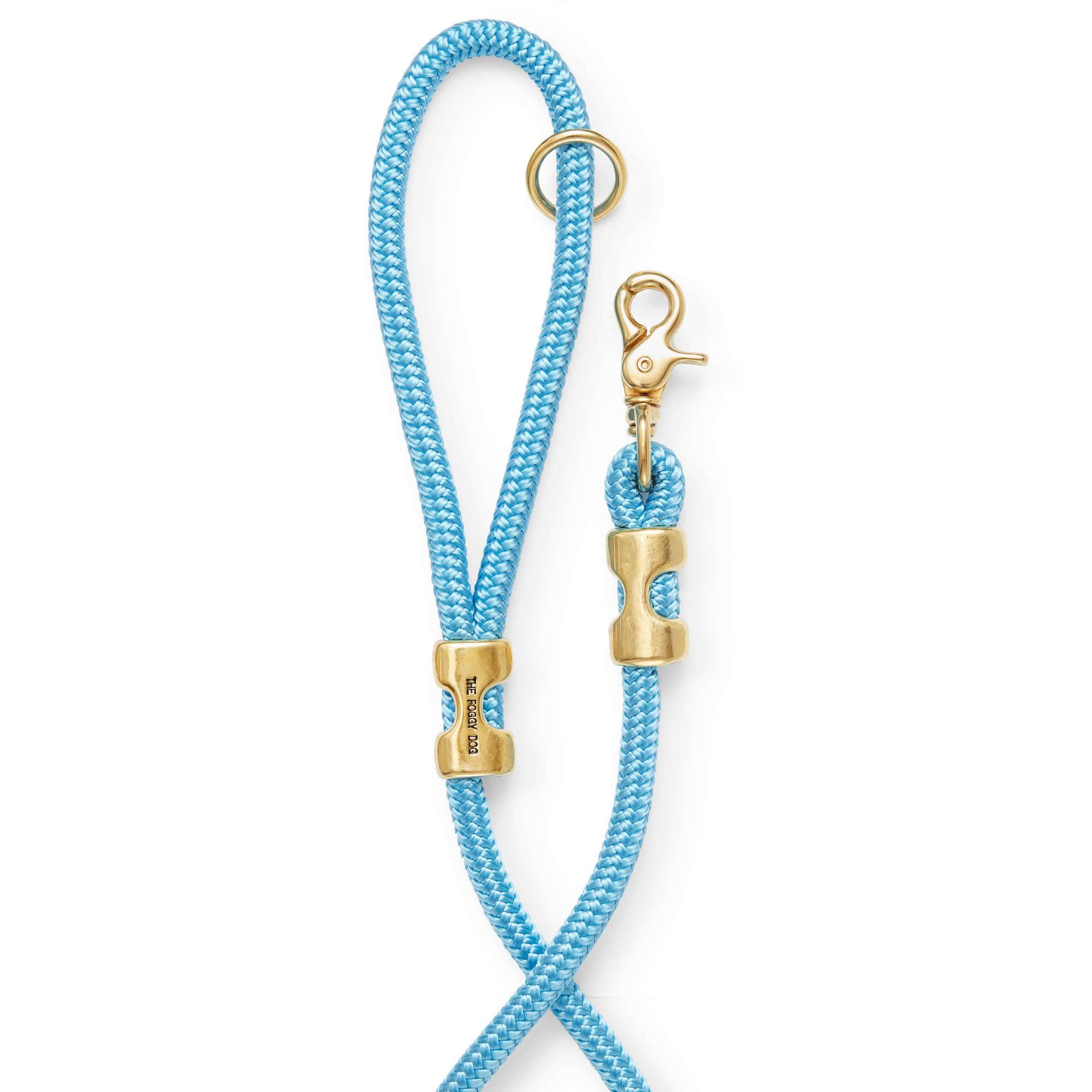 The Foggy Dog Powder Blue Marine Rope Dog Leash