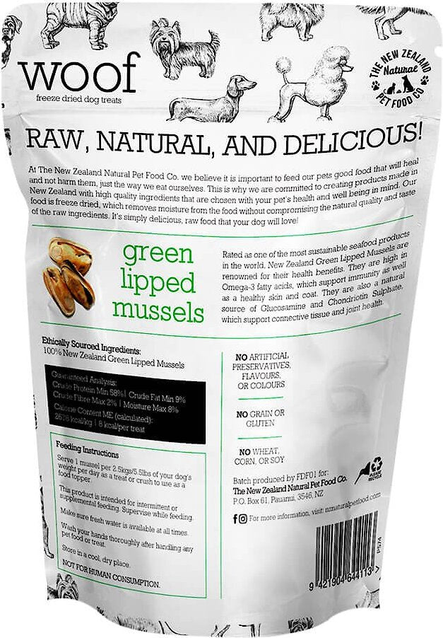 The New Zealand Woof Green Mussel 1.76 oz