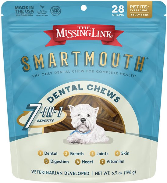 Missing Link Smartmouth Dental Chew Petite/XS 6.9oz