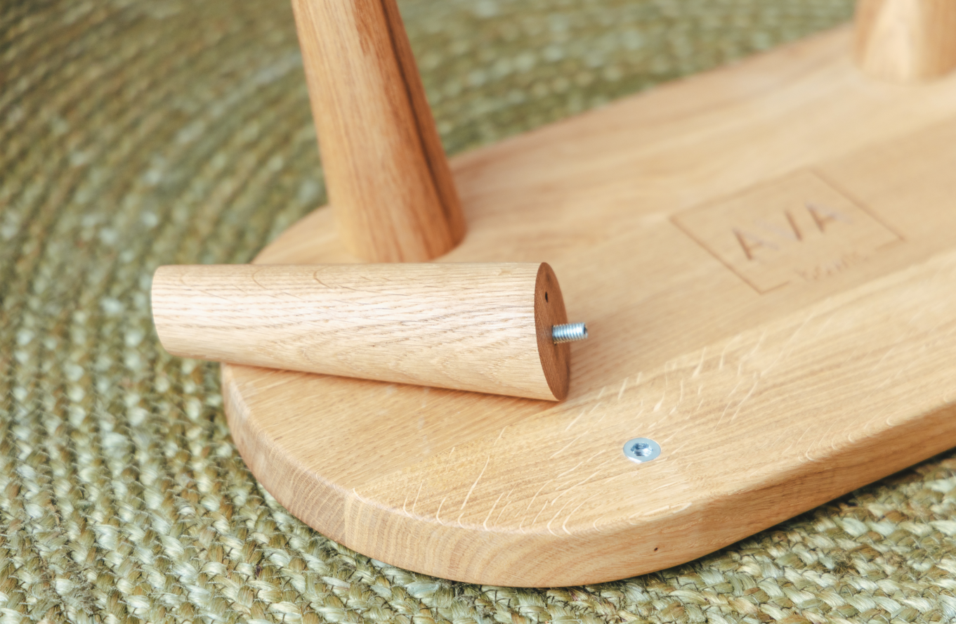 Wooden Tray for drink and food bowl size L