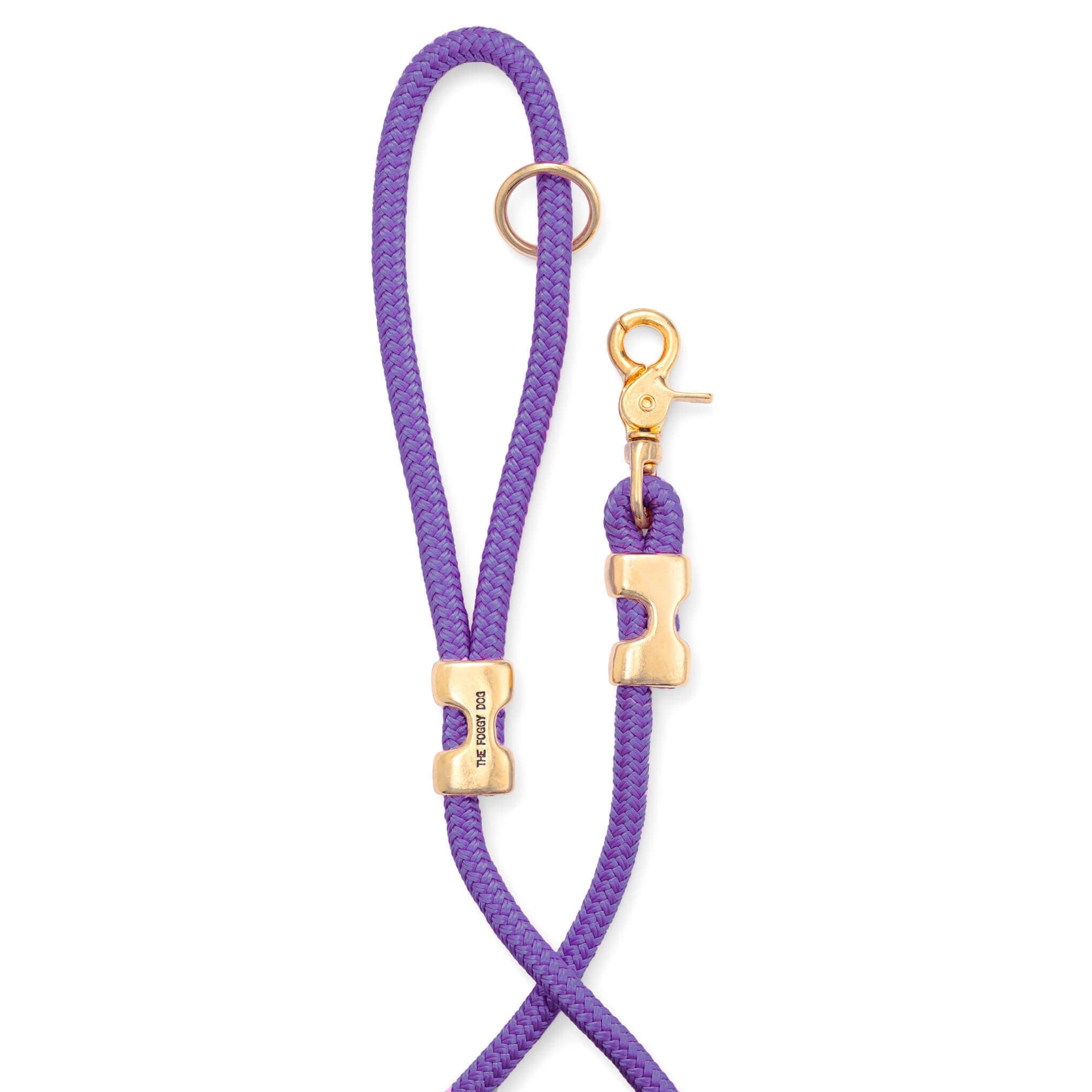 The Foggy Dog Violet Marine Rope Dog Leash