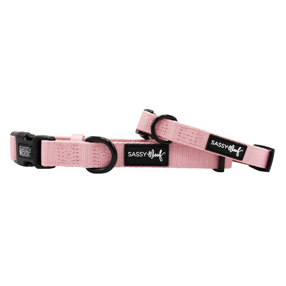 Sassy Woof Dog Collar - Dusty Rose