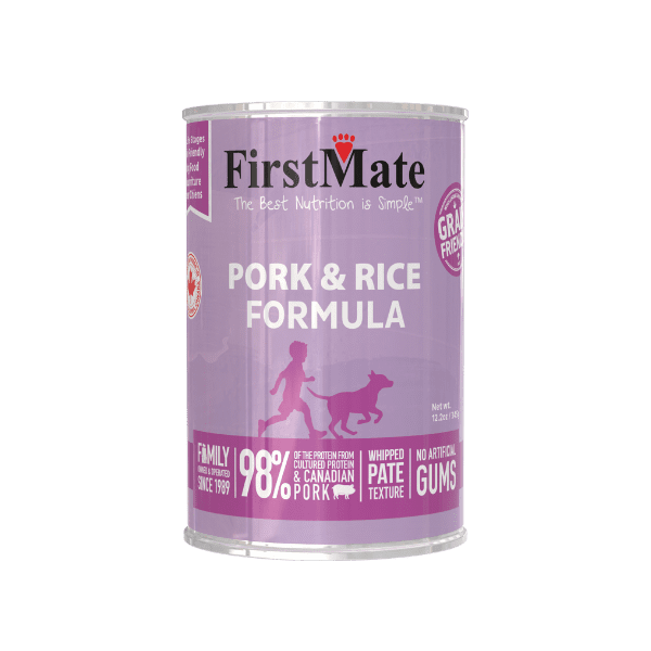 FirstMate Pork with Rice Dog Food 12.2oz