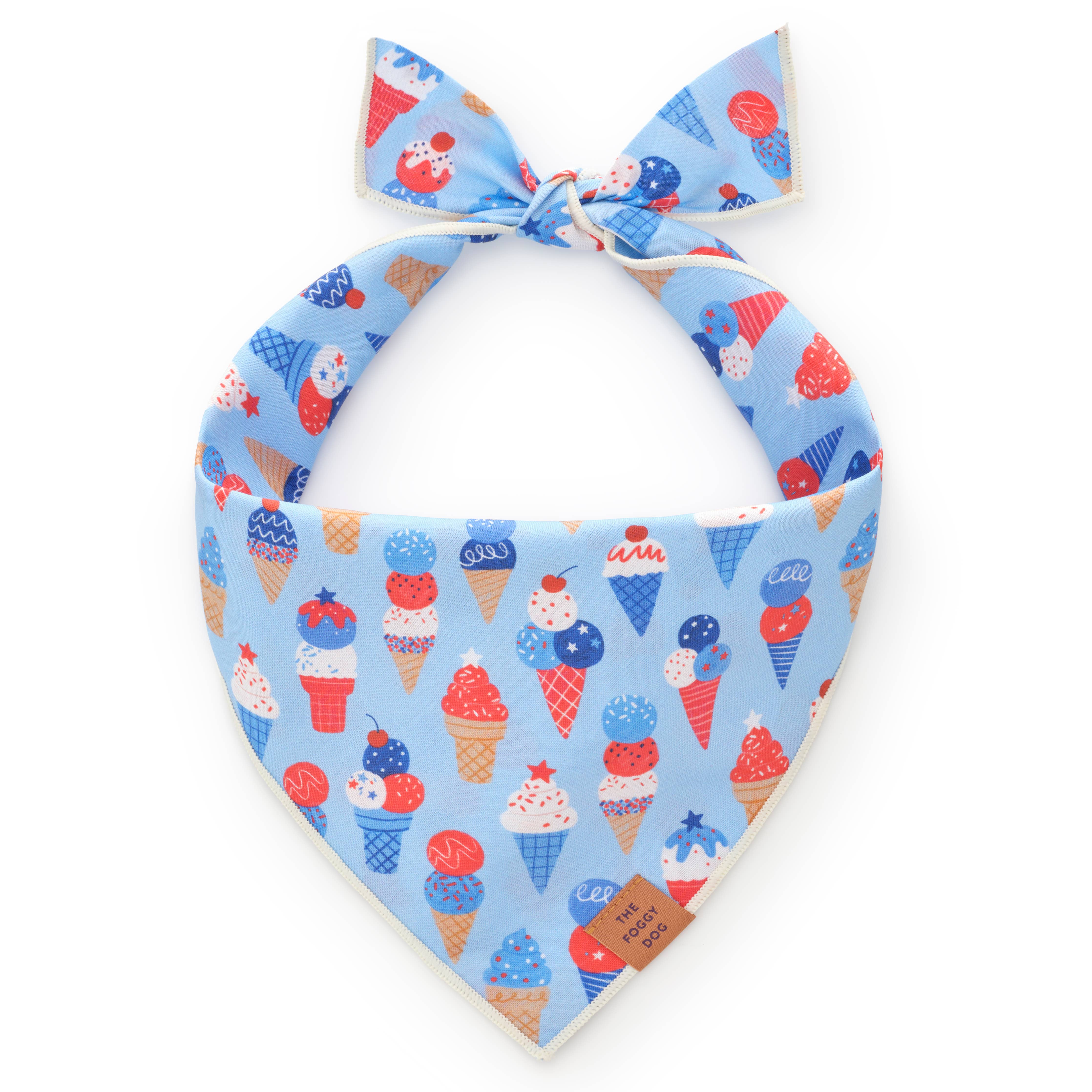 Foggy Dog Star-Spangled Scoops Dog Bandana