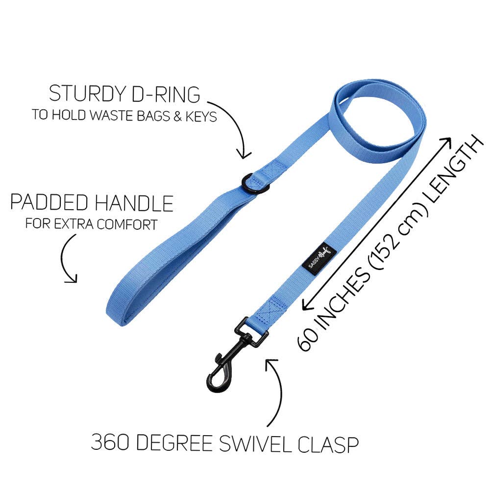 Sassy Woof Dog Leash - Hydrangea