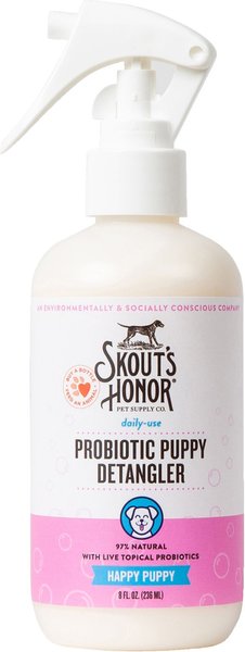 Skout's honor detangler happy puppy 8oz