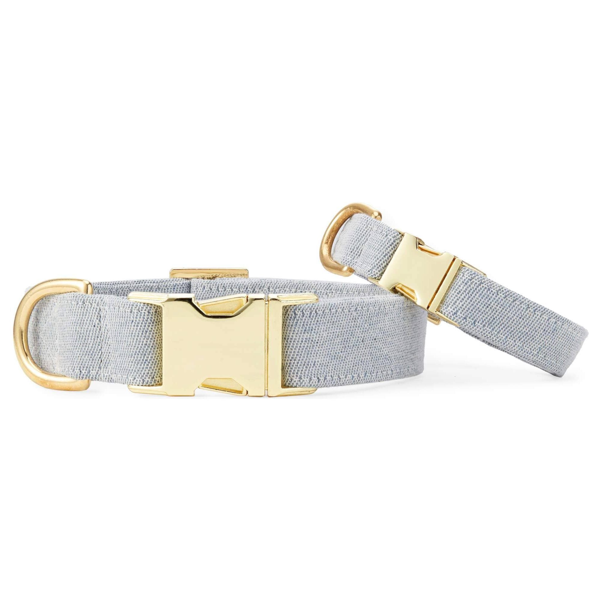 The Foggy Dog Upcycled Denim Sustainable Dog Collar