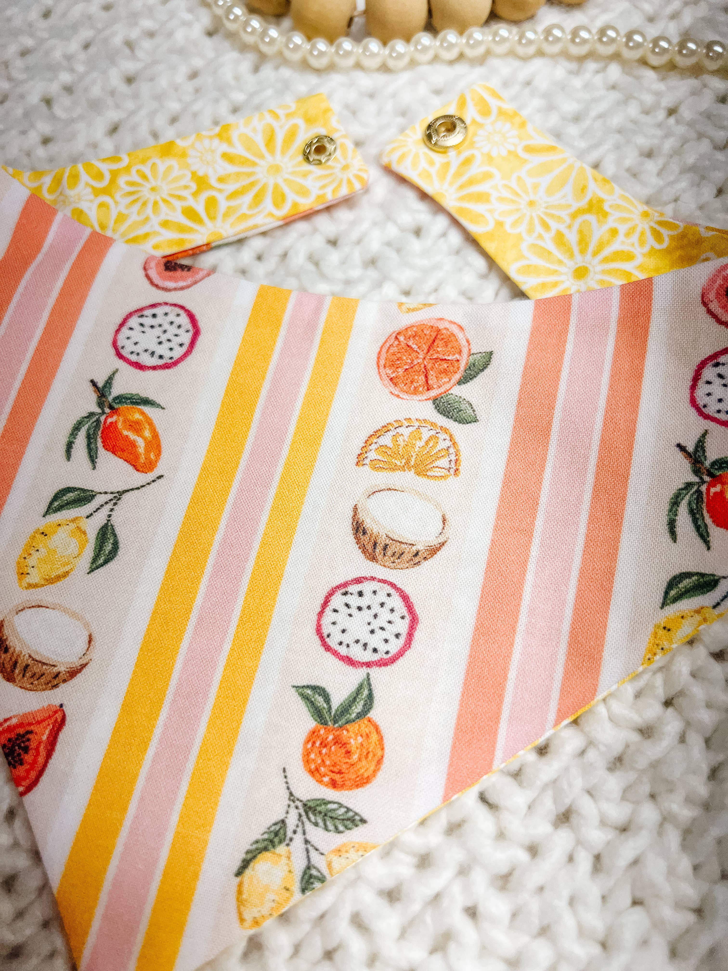 Stella Loo Fruit Snap-On Reversible Bandana