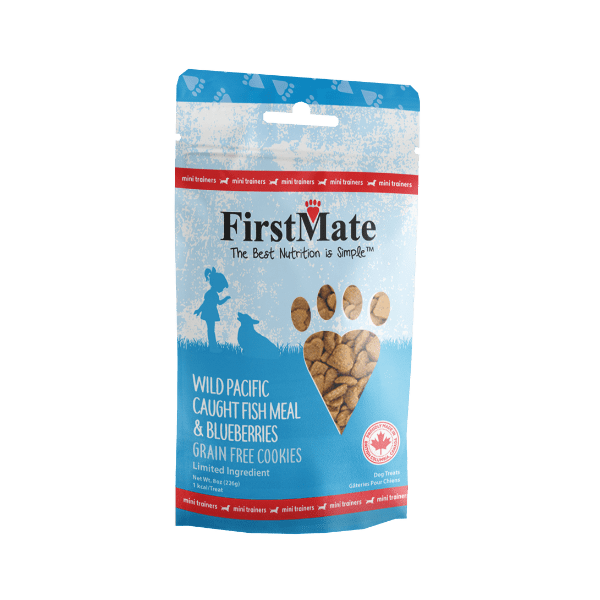 FirstMate Fish With Blueberry Treats - Mini 8oz