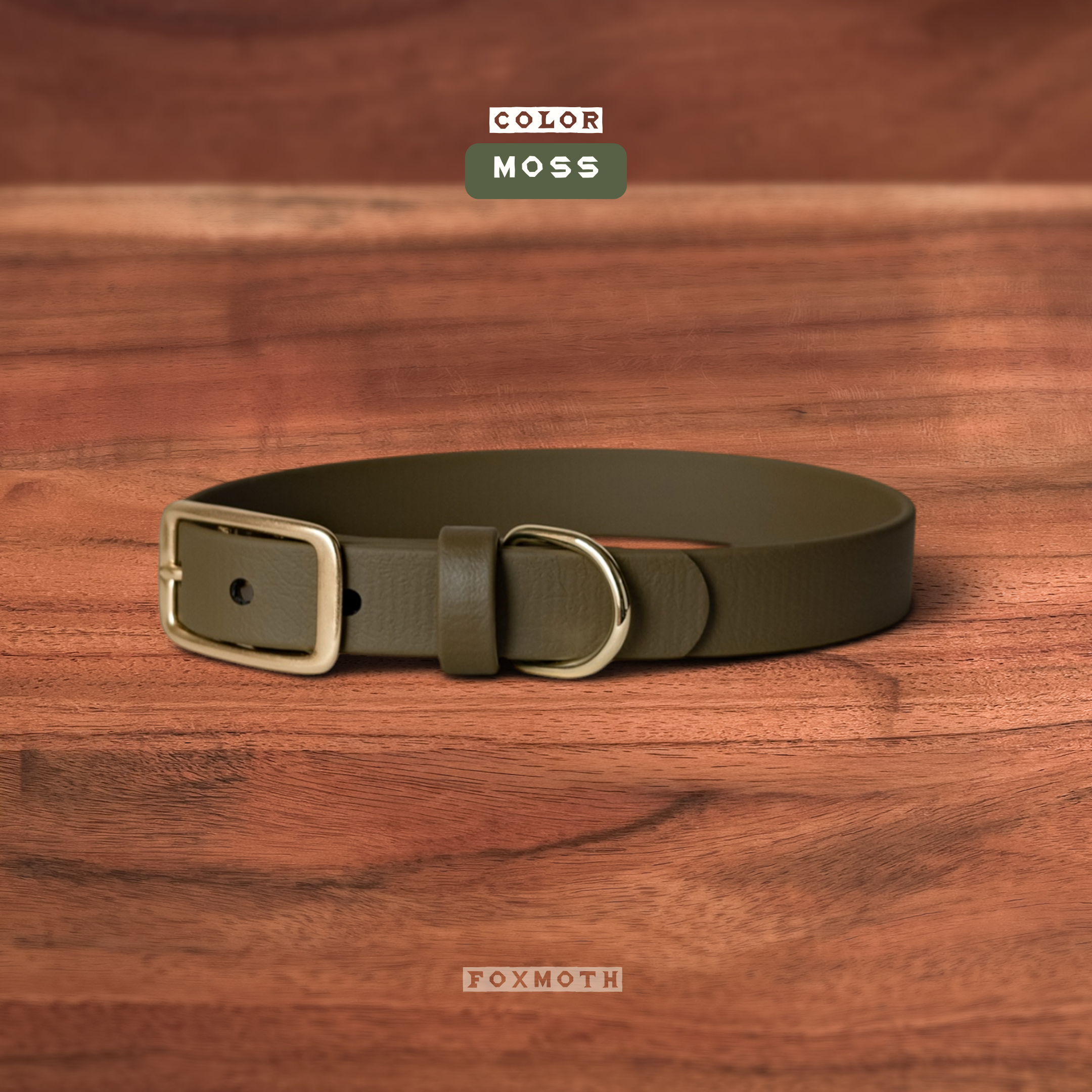 Foxmoth Waterproof Biothane Collar