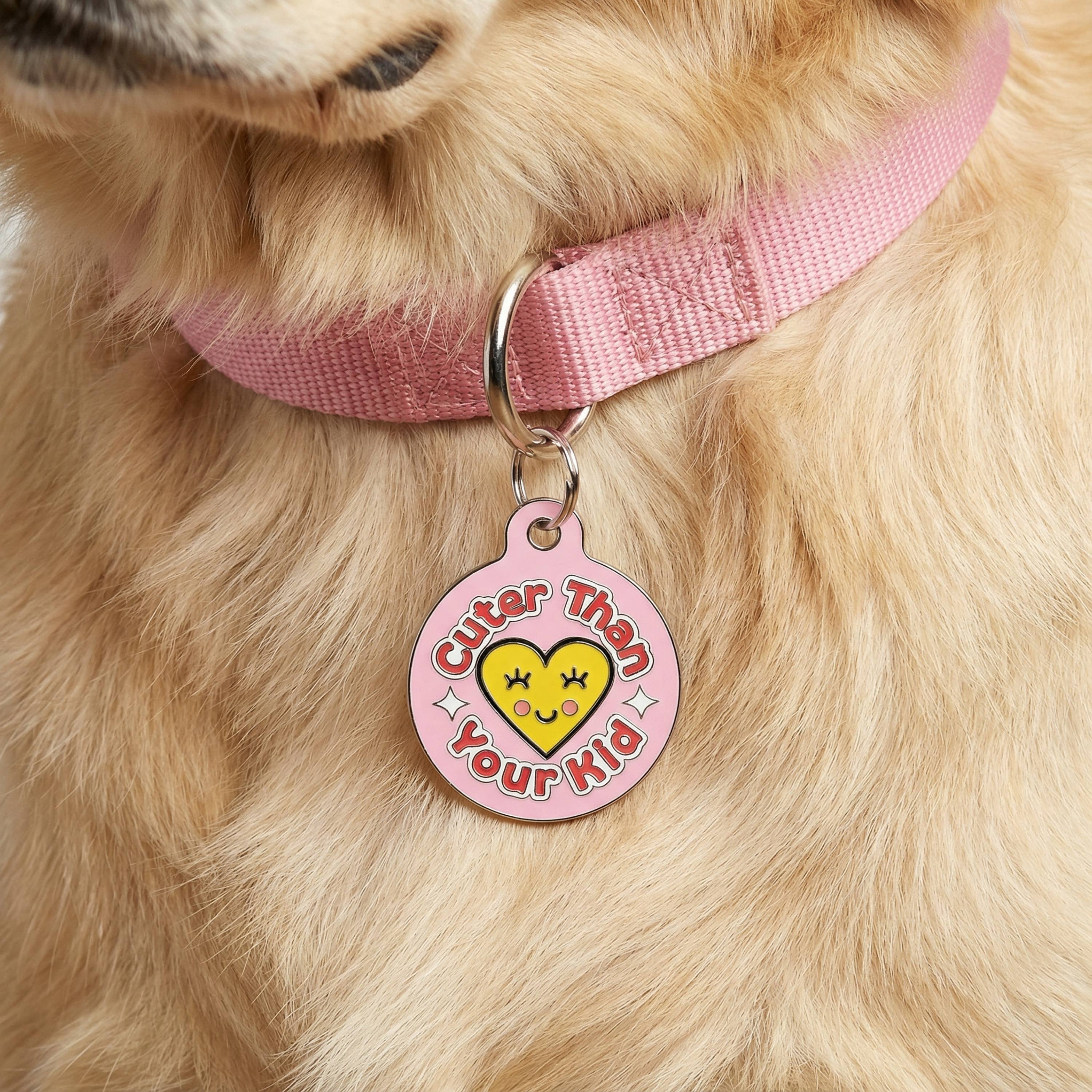 Bad Tags Cuter than Your Kid - Pink
