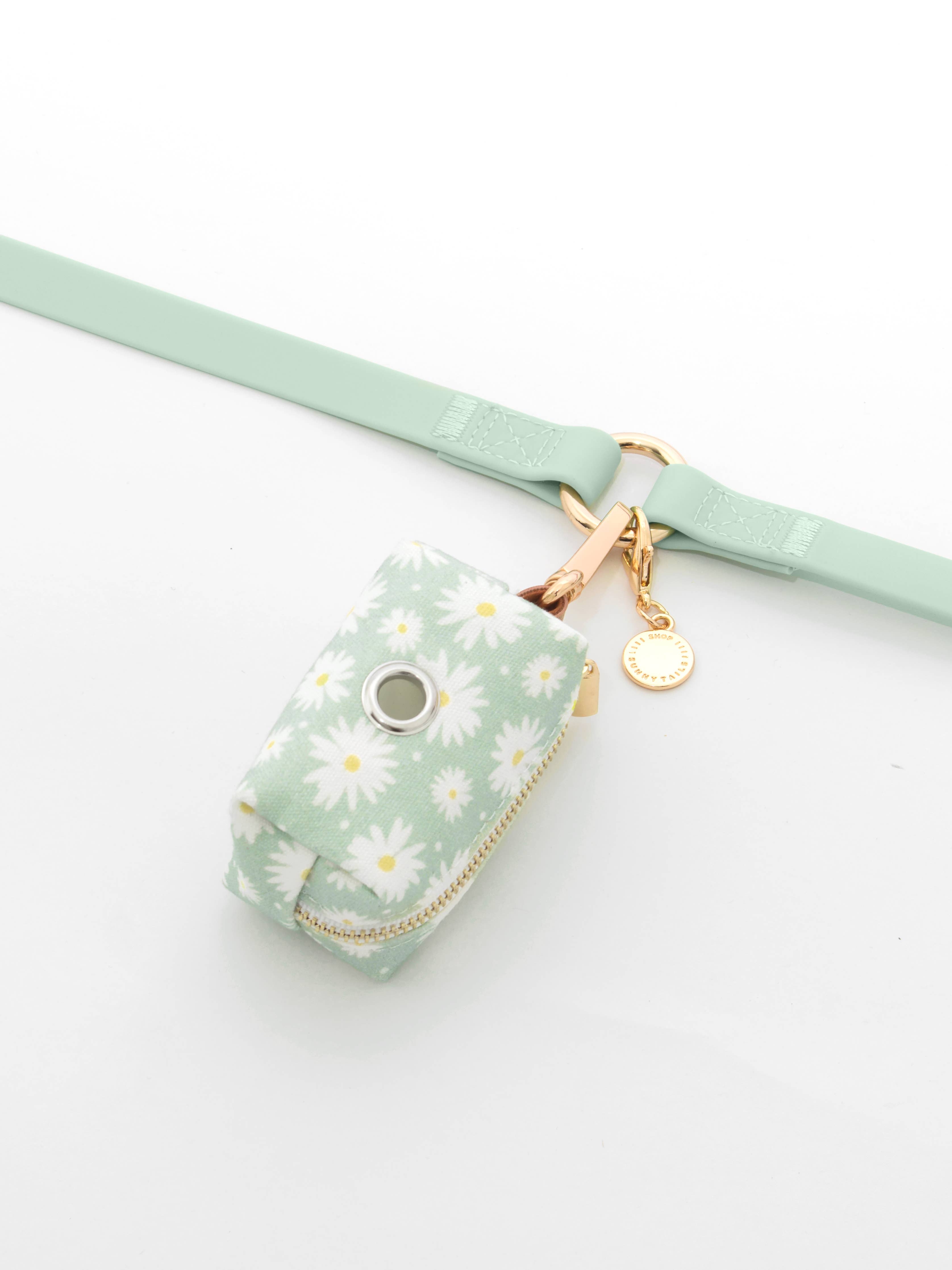 Pistachio Daisy Waste Bag Holder