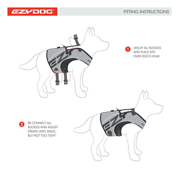 Ezydog DFD X2 Boost Dog Flotation Device
