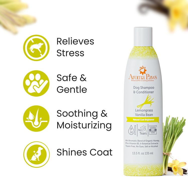 Aroma Paws Lemongrass Vanilla Bean Shampoo & Conditioner