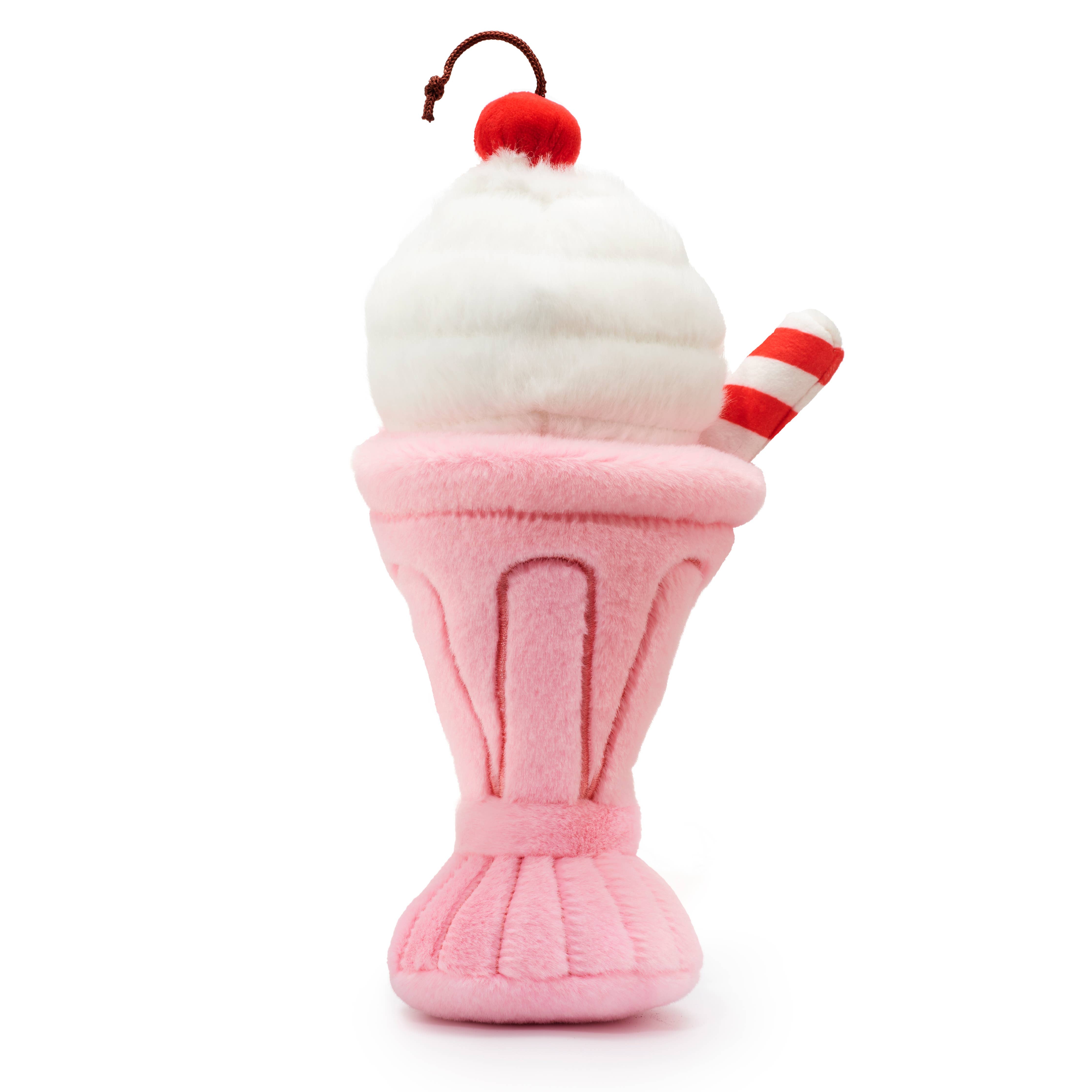 The Foggy Dog Strawberry Milkshake Dog Toy