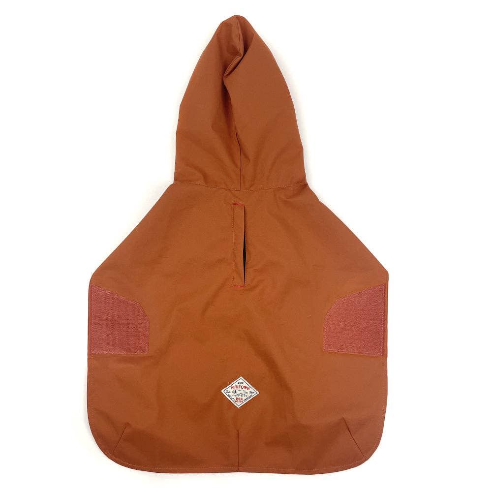 Milltown Burnt Orange Rain Poncho