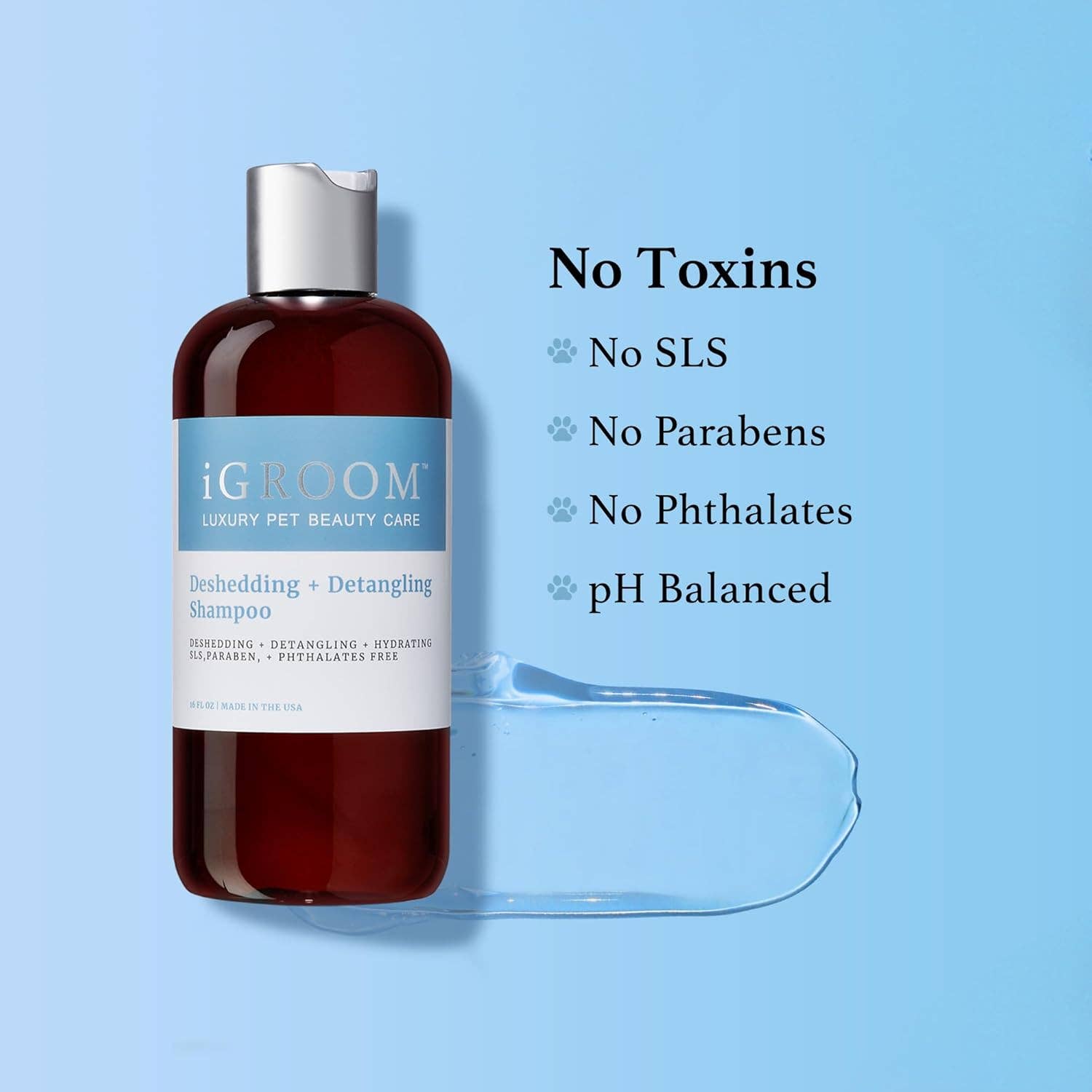 iGroom Deshedding & Detangling Shampoo 16oz