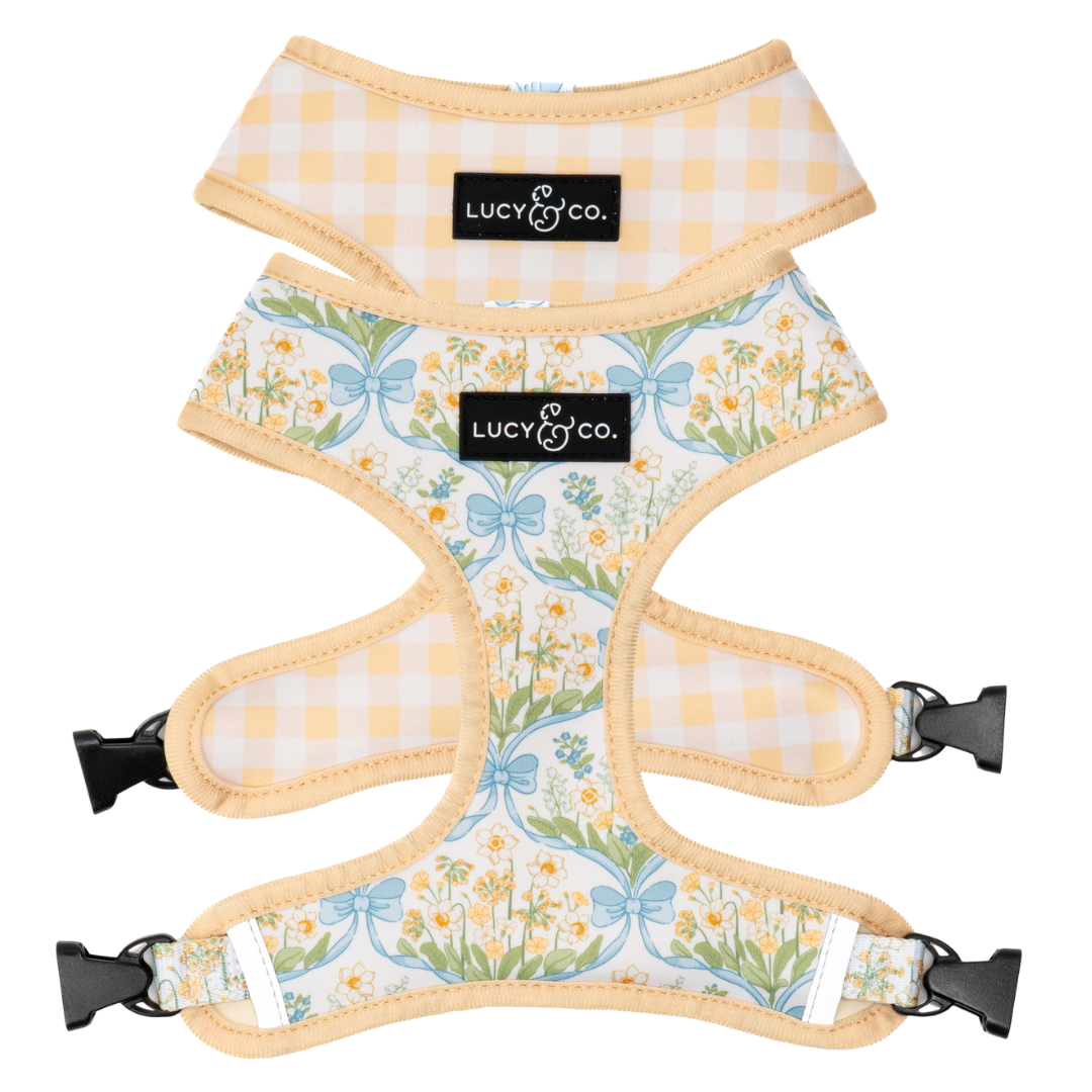 Lucy & Co Sunshine and Daffodils Reversible Harness