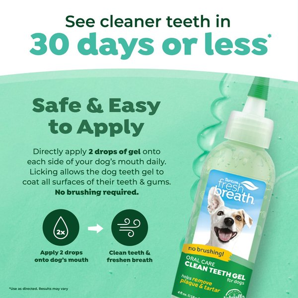 Tropiclean Fresh Breath Teeth Gel 4oz