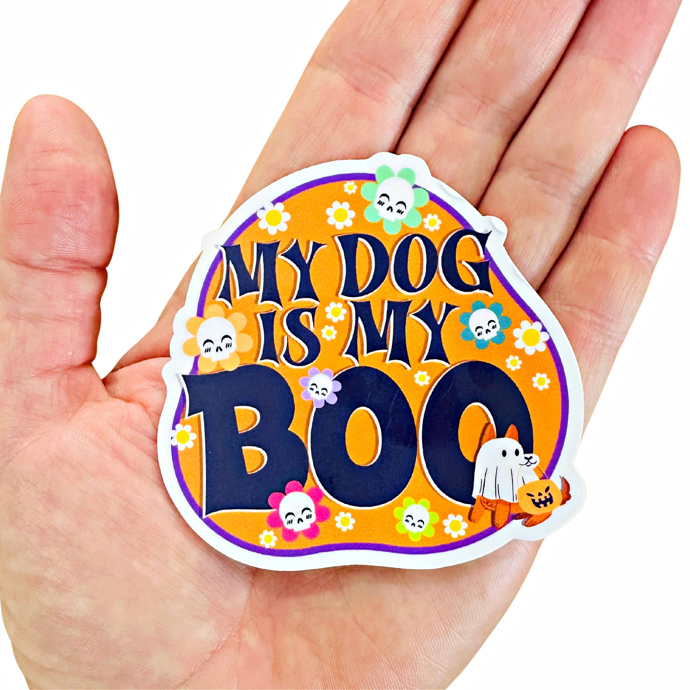 Bad Tags My Dog Is My Boo Sticker
