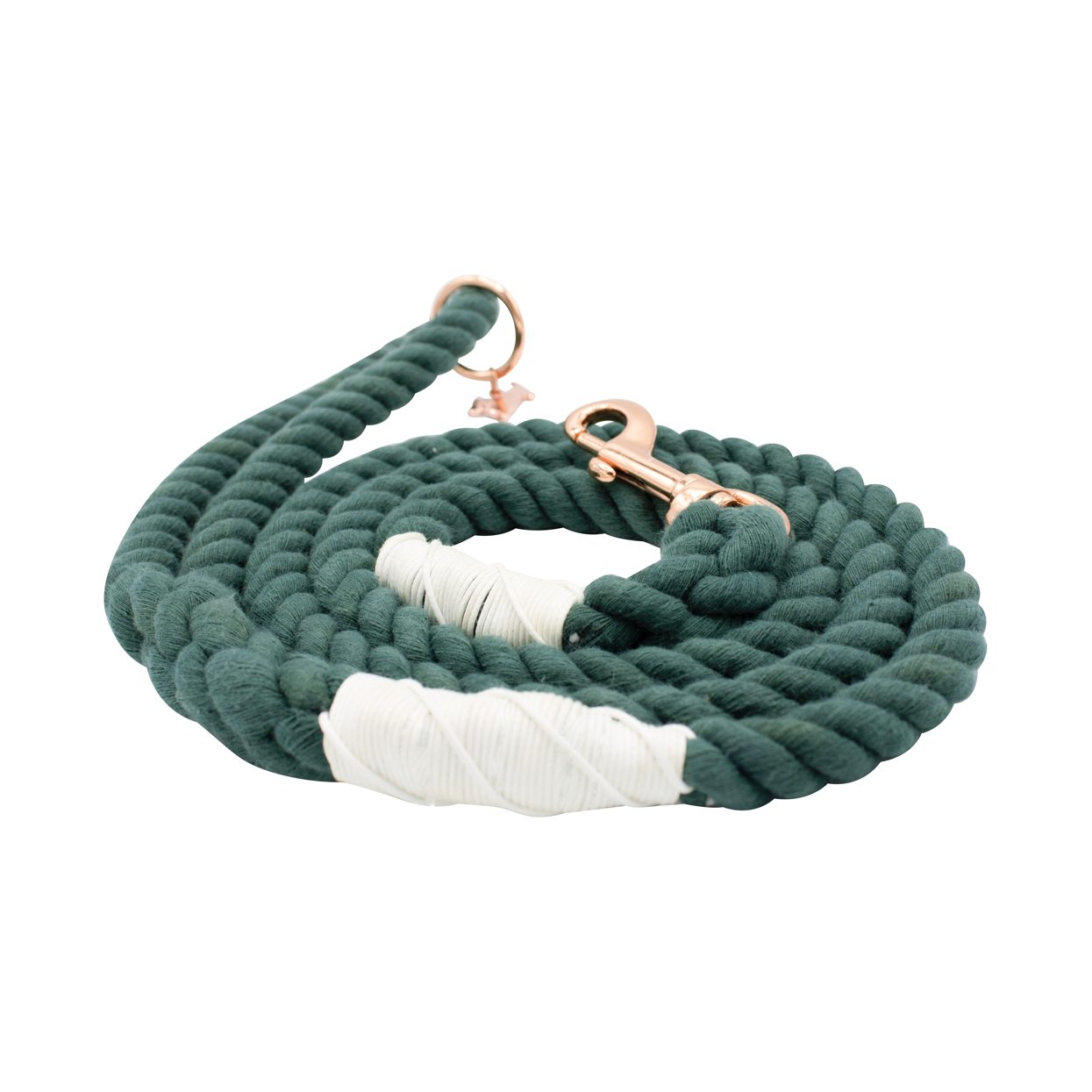 SASSY WOOF Rope Leash - Emerald