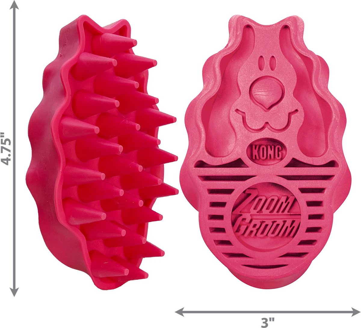 Kong Zoomgroom Raspberry