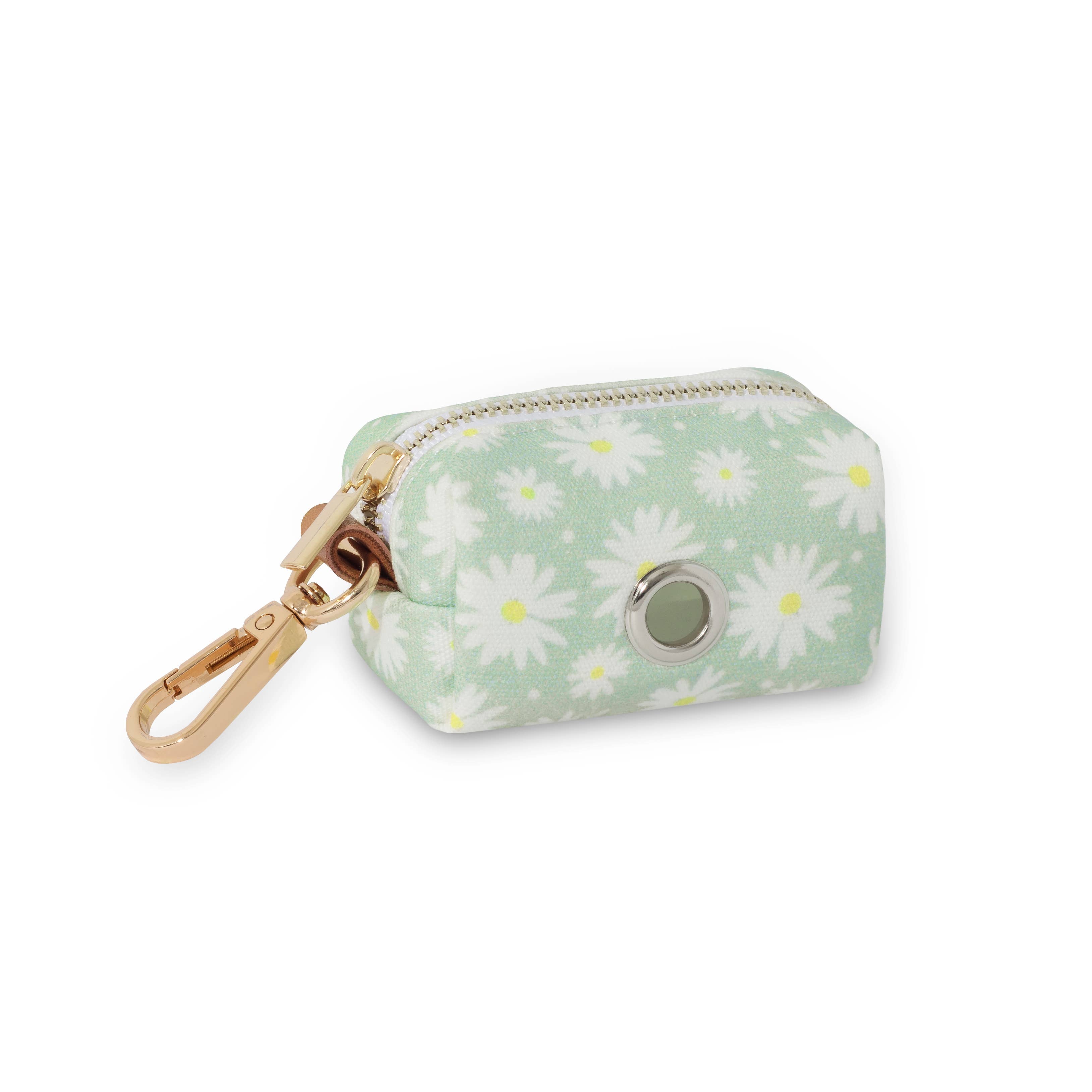 Pistachio Daisy Waste Bag Holder