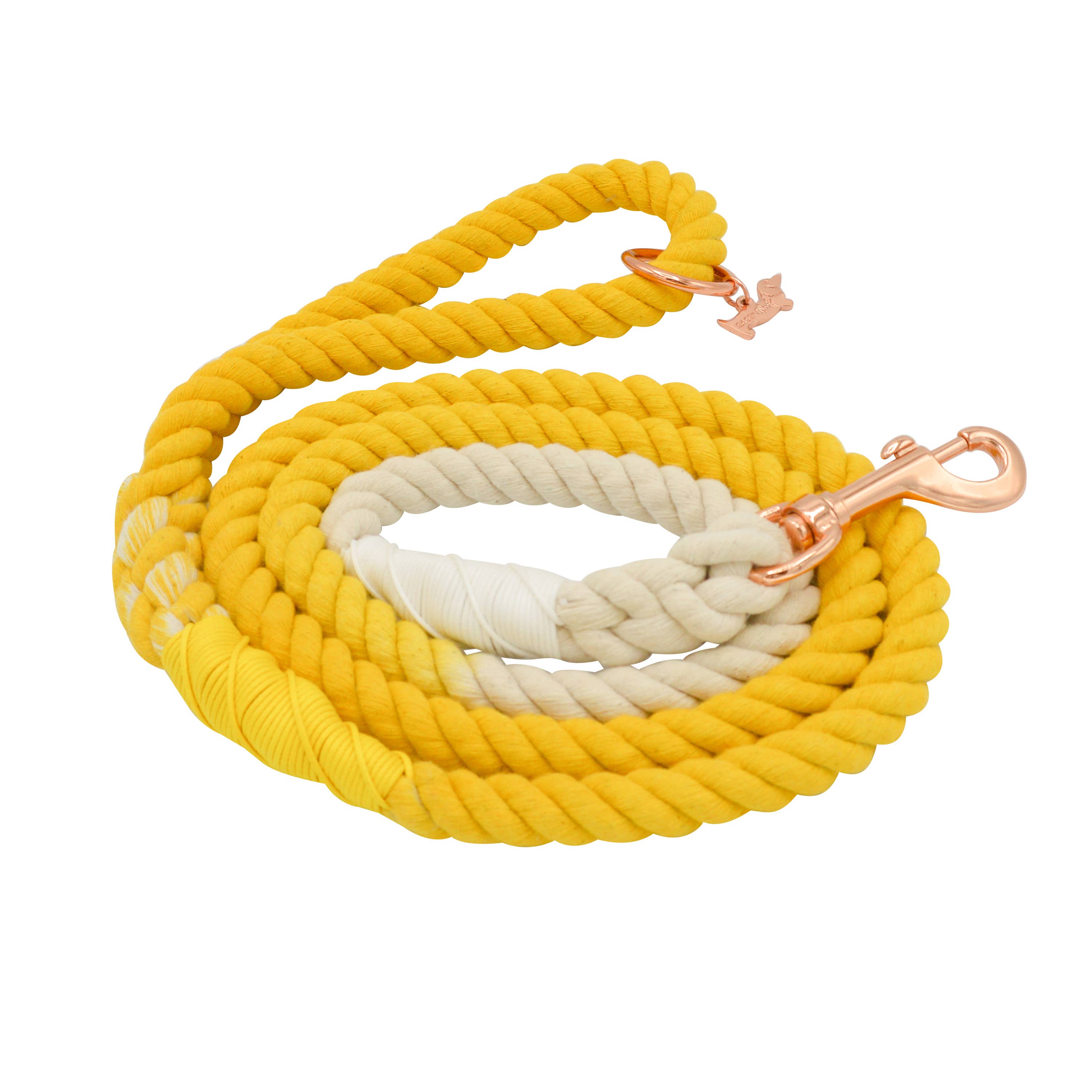 SASSY WOOF Rope Leash - Lemon Drop