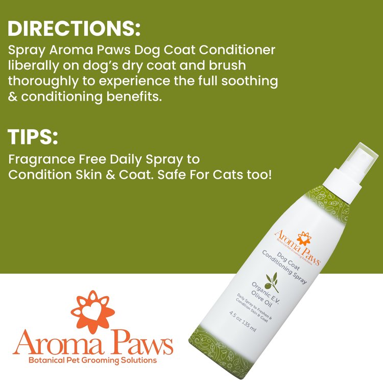 Aroma Paws Organic Olive Oil Spray