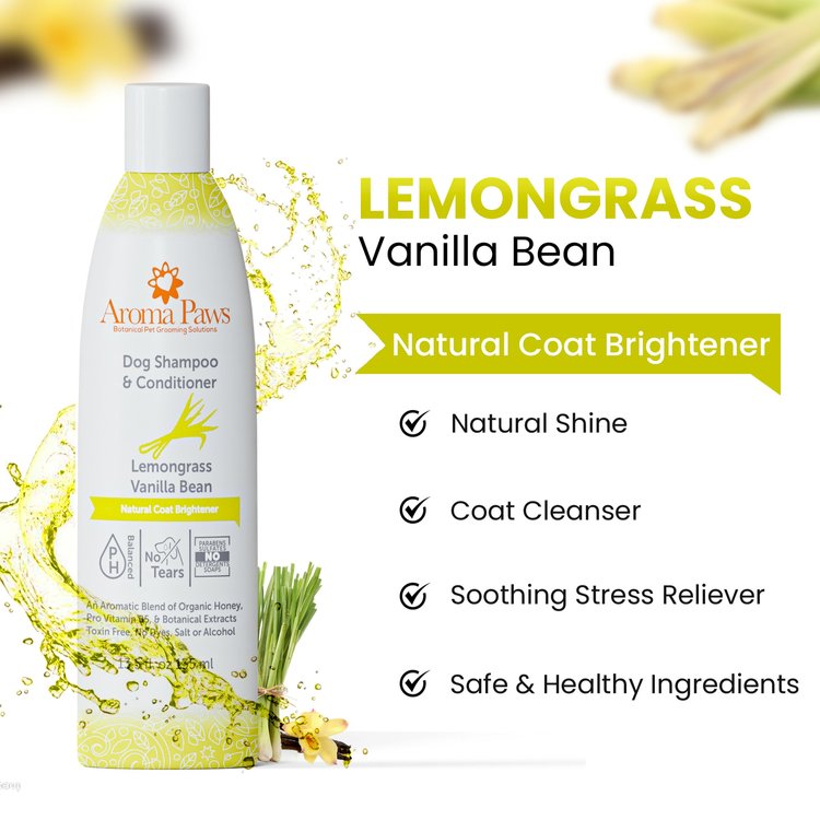 Aroma Paws Lemongrass Vanilla Bean Shampoo & Conditioner