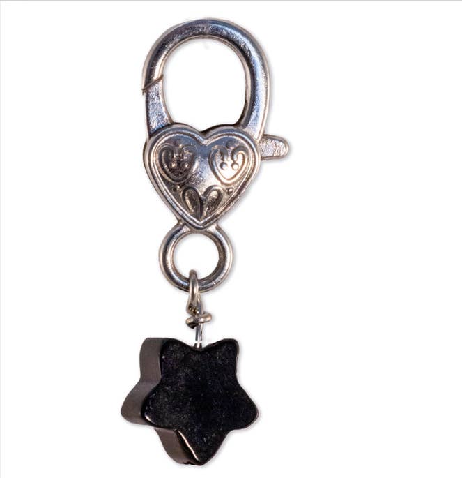 Crystal Pet Love Black Obsidian Star